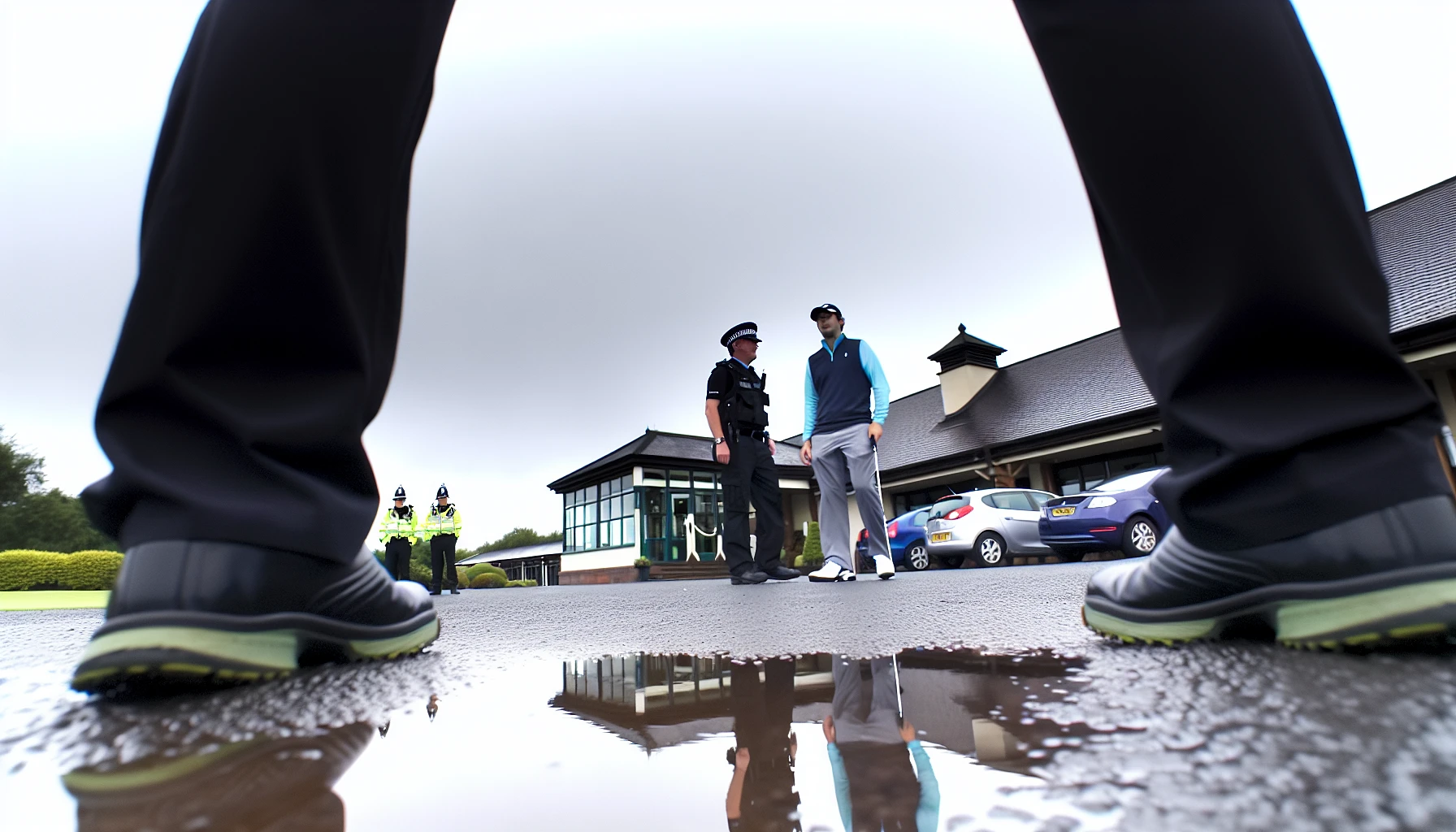 Ex-footballer Barton denies golf club attack