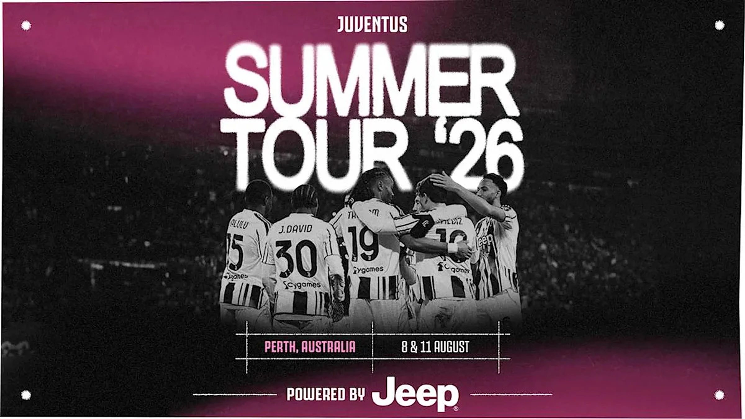 Juventus Summer Tour powered by Jeep: Australia awaits