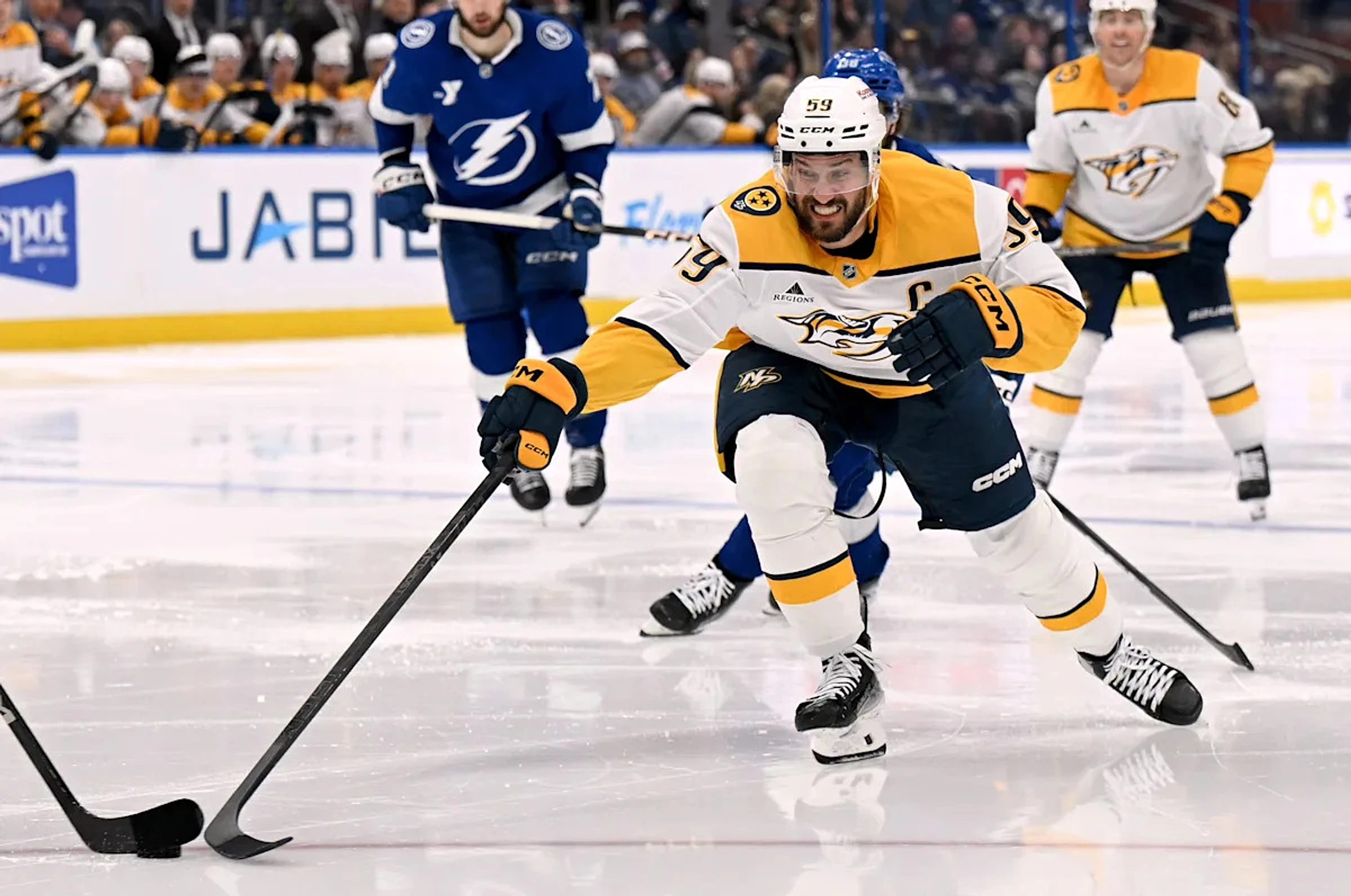 Predators' Josi scratched after pregame warmups due to upper-body injury
