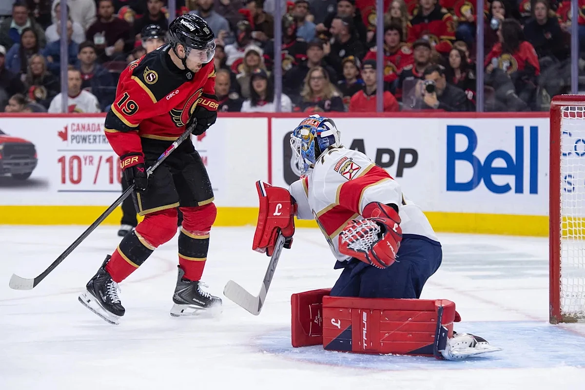 Shorthanded Panthers Struggle Against Playoff-Hungry Senators, Lose 5-1 In Ottawa