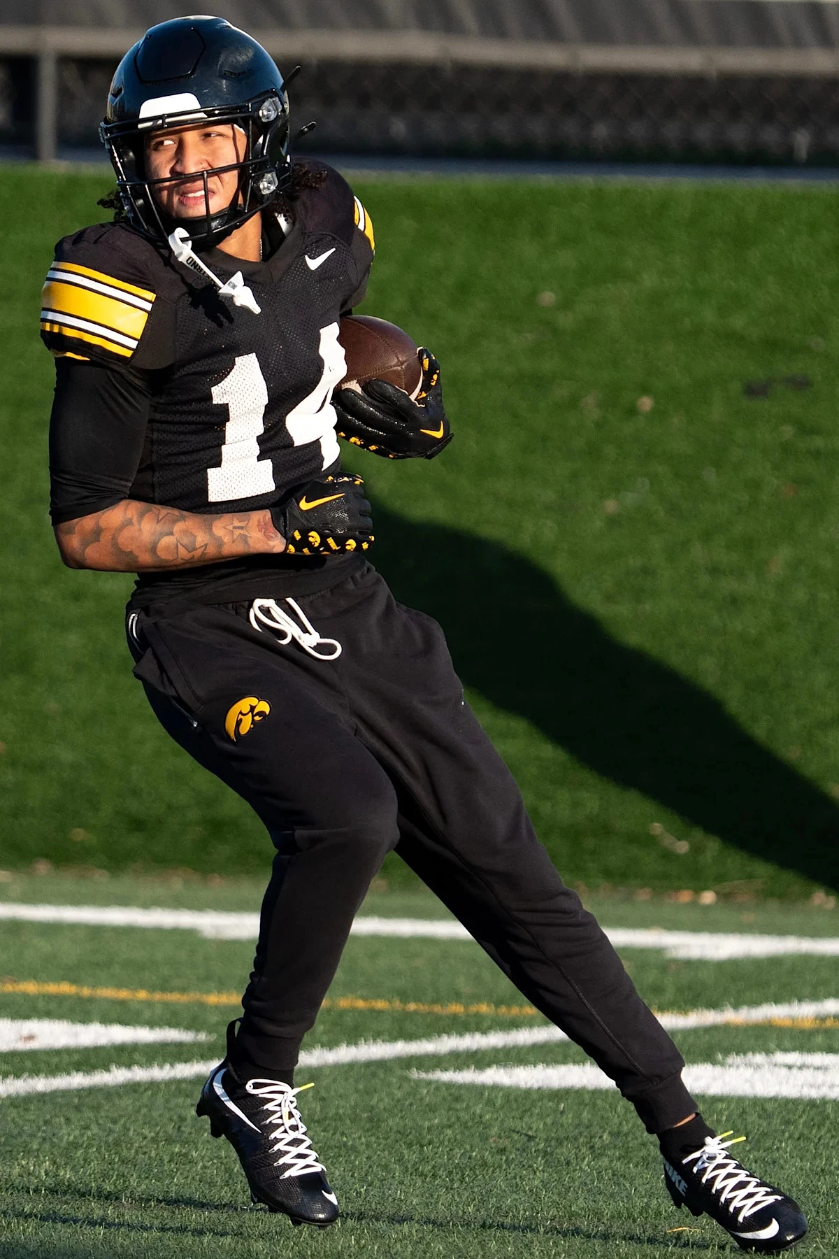 Transfer receiver Tony Diaz doing 'really good job' for Iowa football