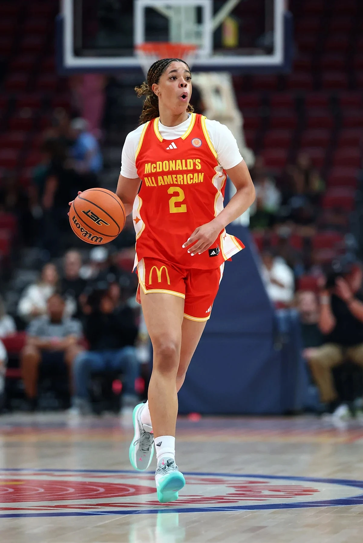 USC women’s basketball commit Saniyah Hall
talks picking the Trojans