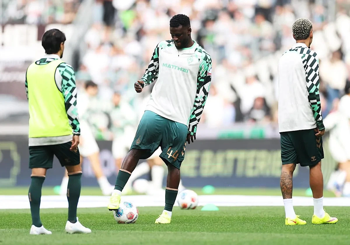 Boniface still lacking fitness, not available for Werder despite training return
