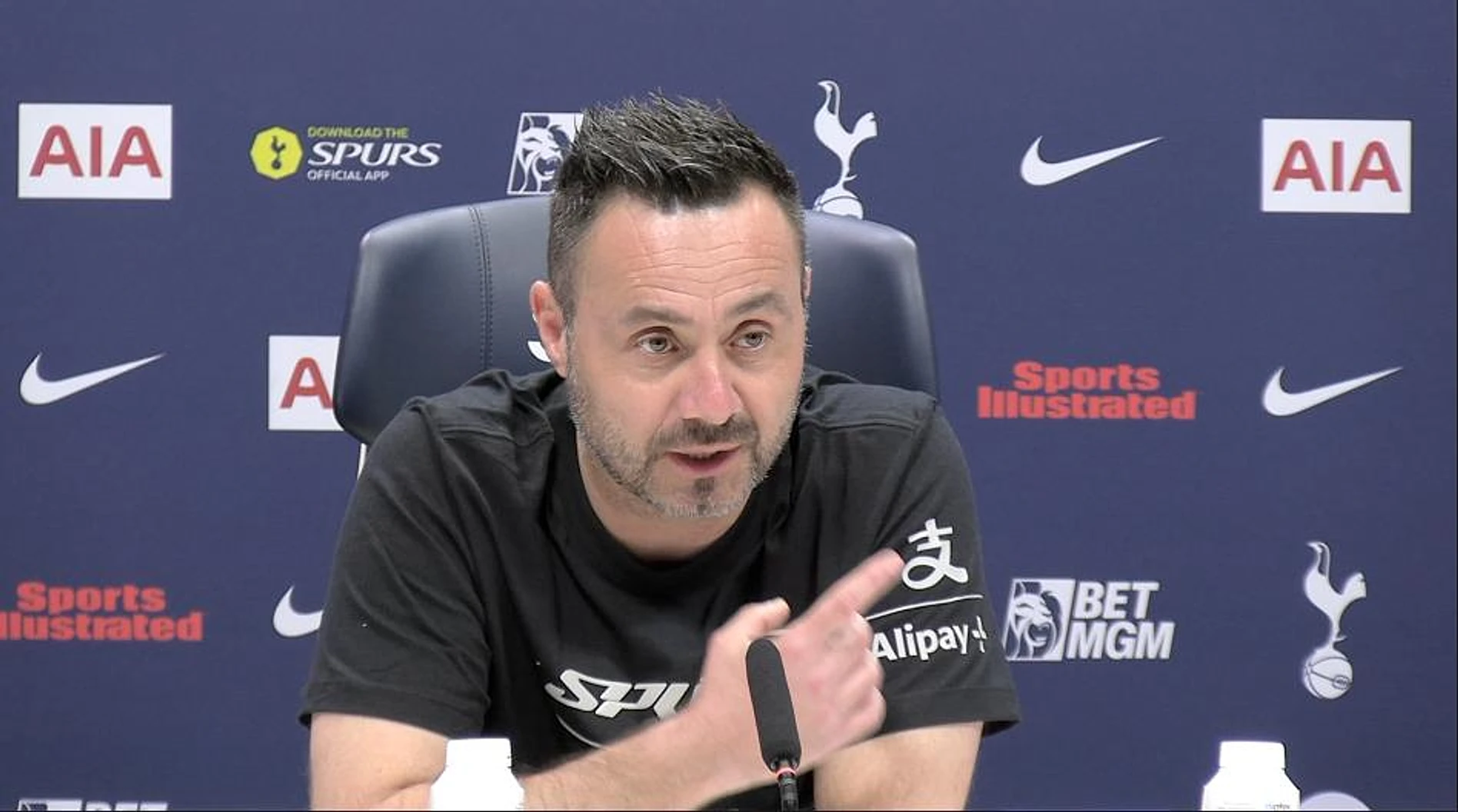 De Zerbi confirms Spurs injury absences ahead of first match as boss