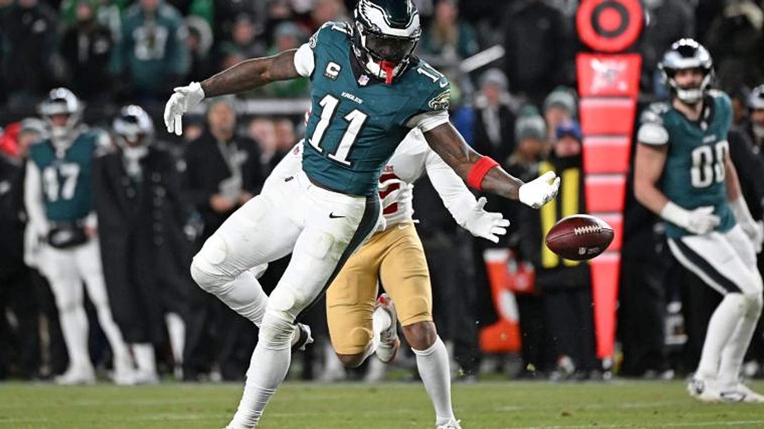 How Eagles Reported Receiver Trade Could Boost Patriots’ A.J. Brown Plans