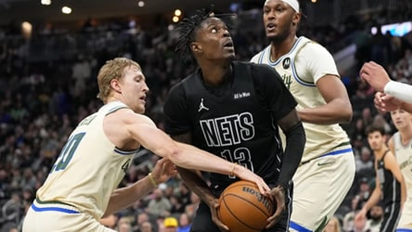 Tyson Etienne scores a career-high 23 points but Nets fall to Bucks, 125-108