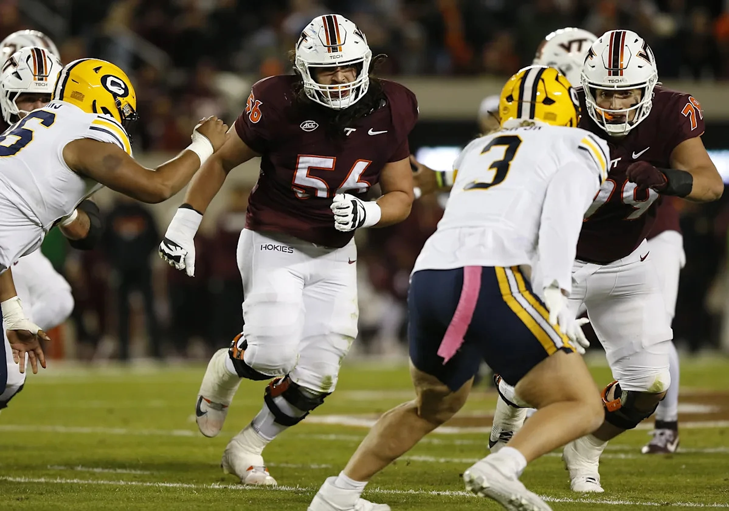 Virginia Tech football: Matt Moore offers optimistic outlook on the offensive line - Image 1