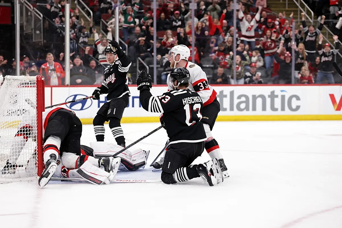 Nico Hischier scores in overtime, Devils beat the Senators 4-3 - Image 1