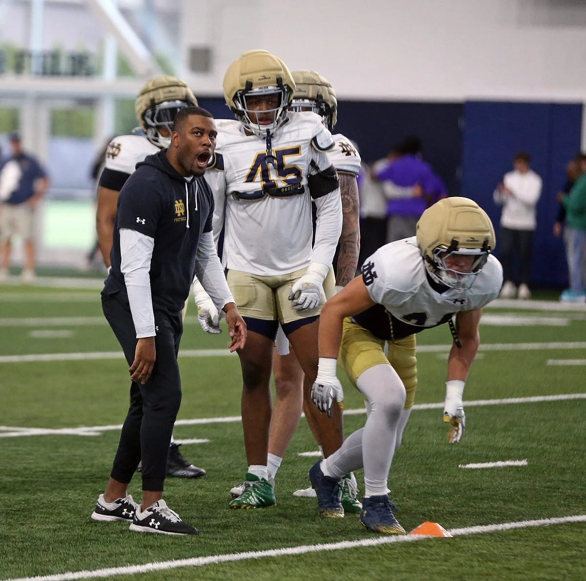 Kyle Hamilton praises Mike Mickens' technique and coaching style