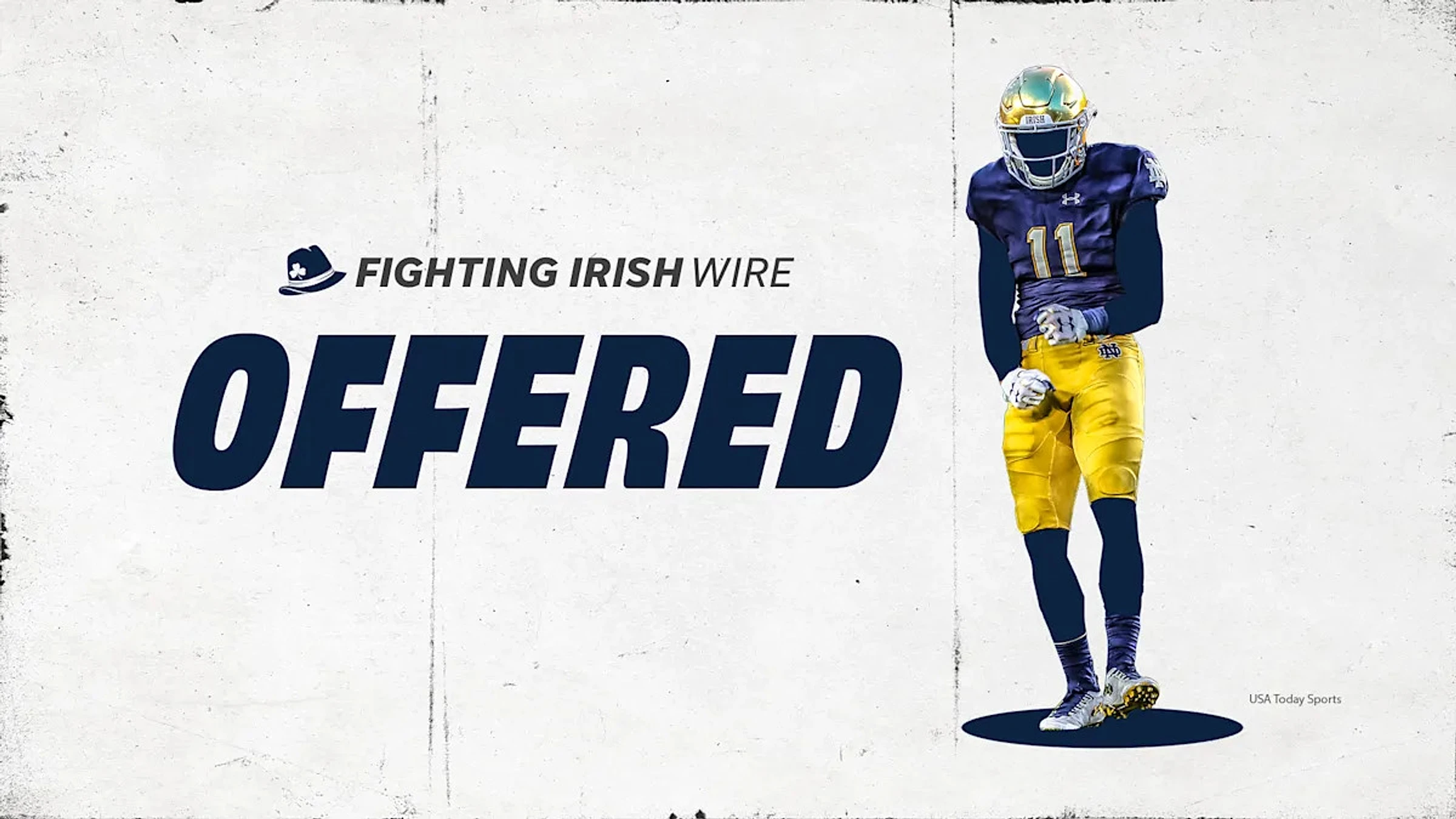 Notre Dame football offers son of former Irish star running back