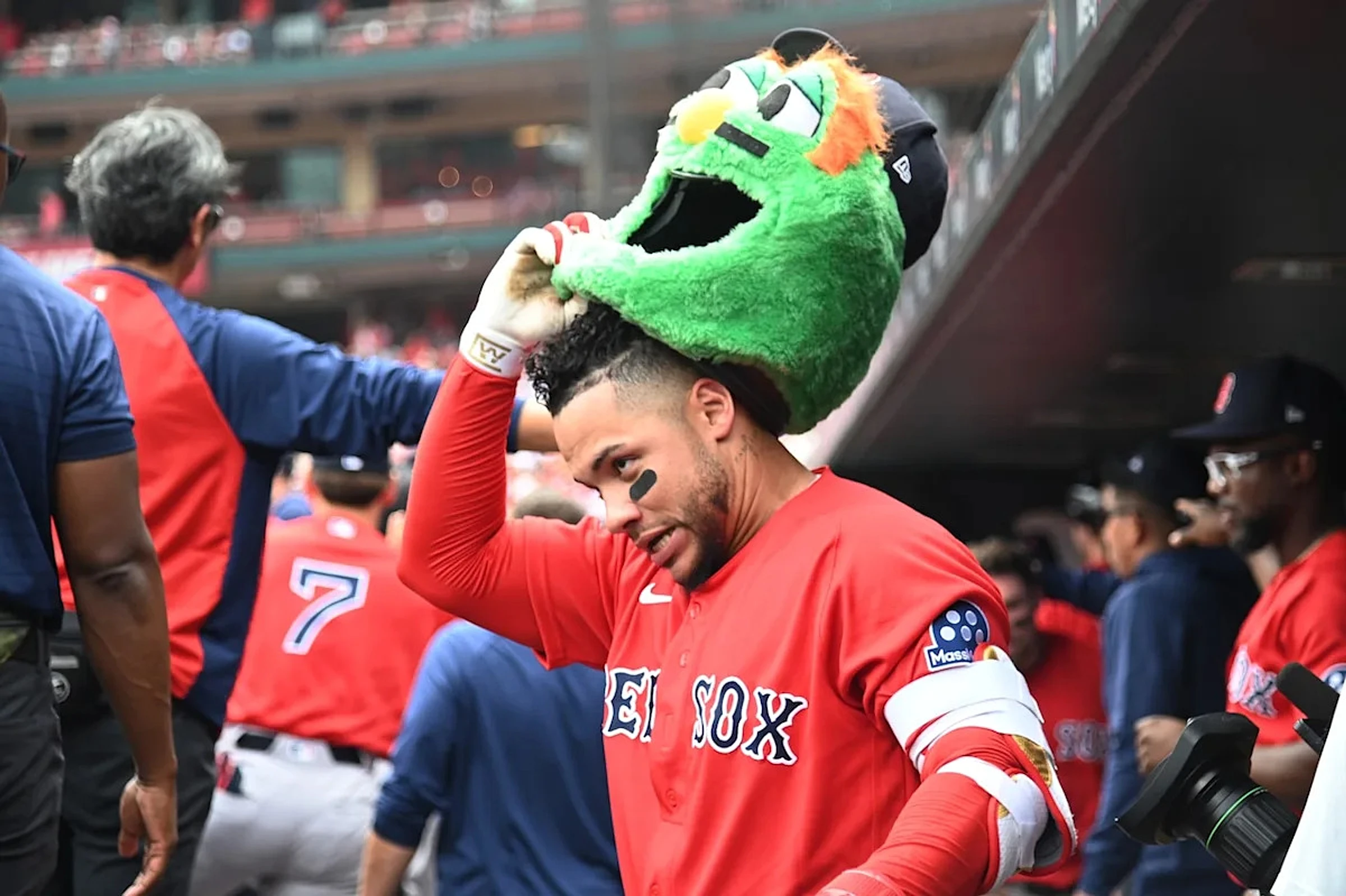 Red Sox newcomer brings homers, mind games, nickname and (most importantly) energy to lead offense