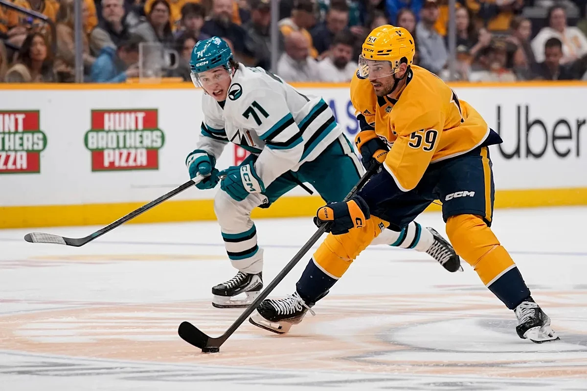 Predators eliminated from NHL playoffs after loss to Sharks, Kings win over Kraken