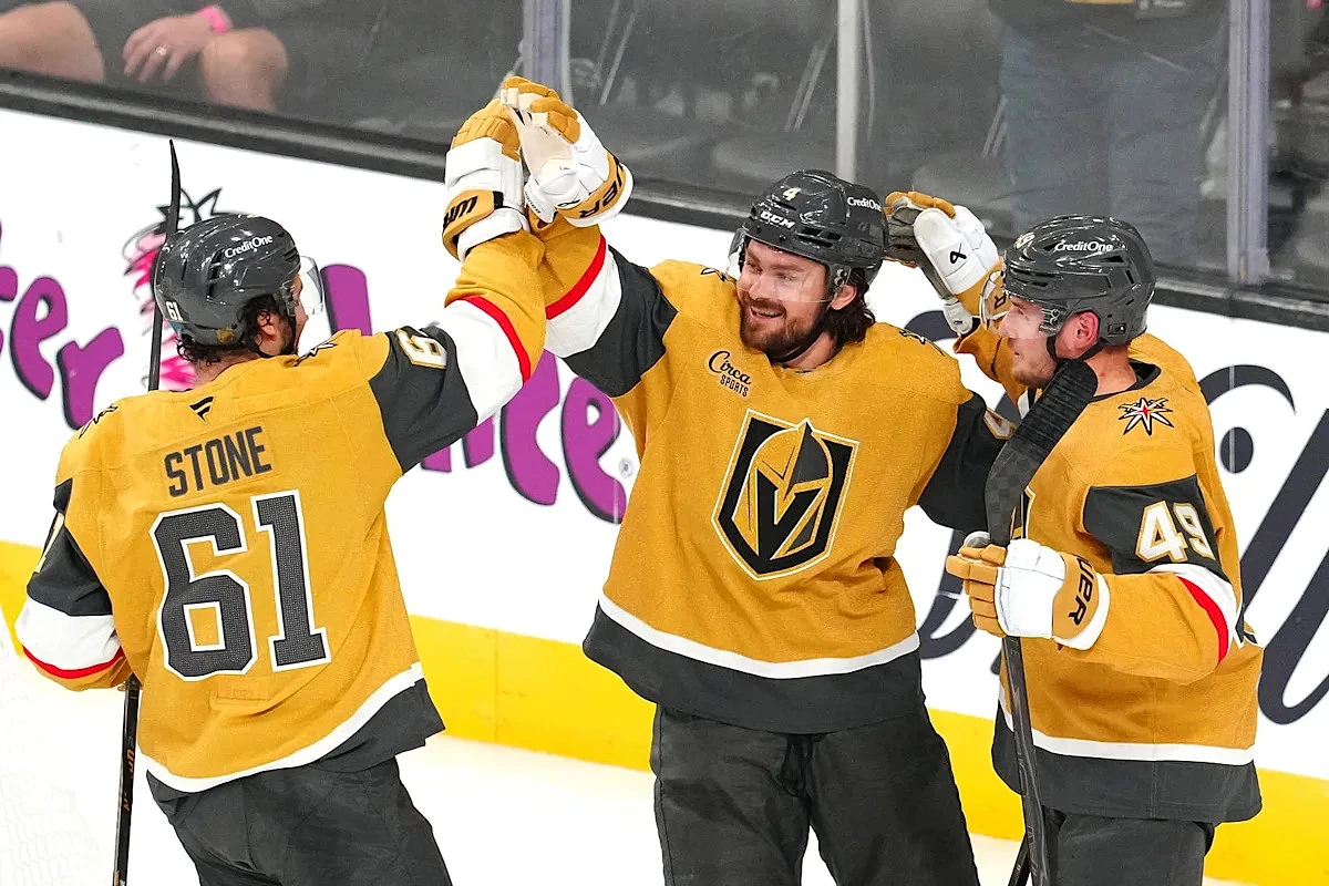 One Great City! Eichel’s Four-Point Night Helps Golden Knights Rout Jets