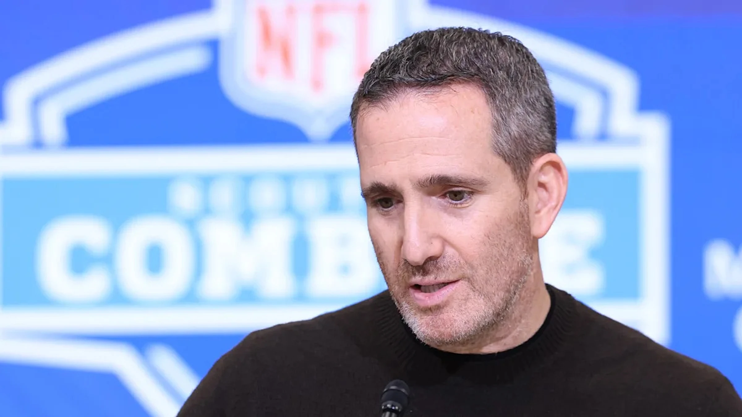 Howie Roseman: We aren't making major changes to how we evaluate offensive linemen in the draft