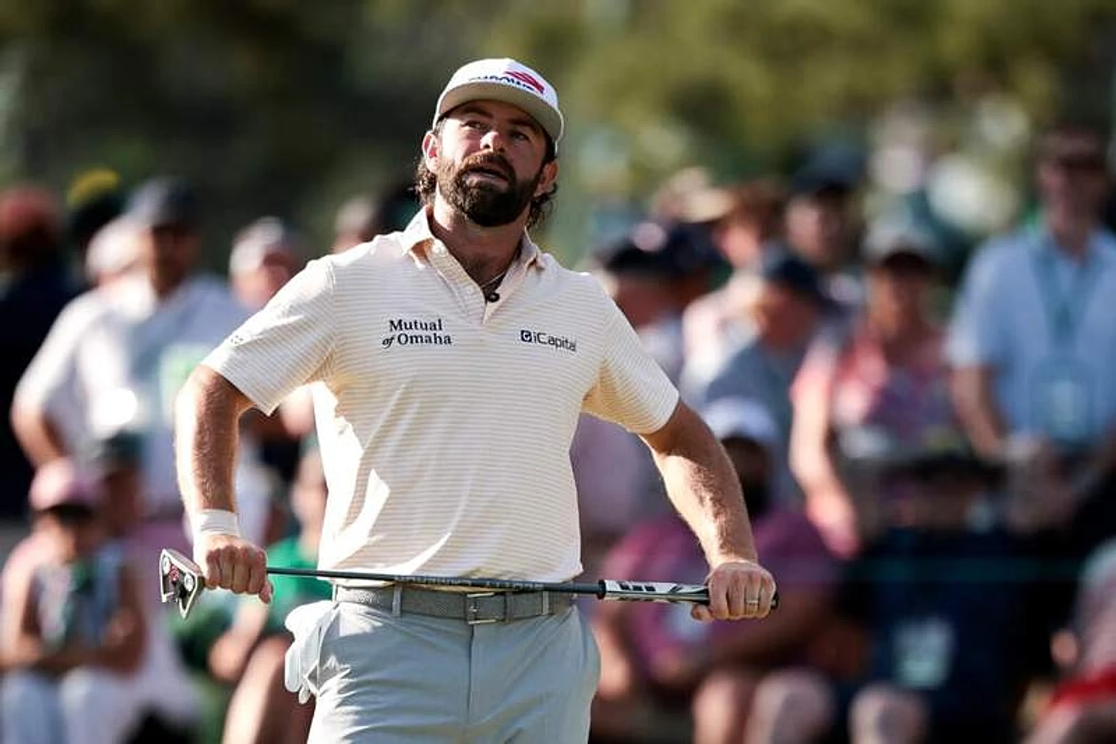 What Cam Young’s caddie was doing on Sunday at The Masters claimed to have stopped him from winning