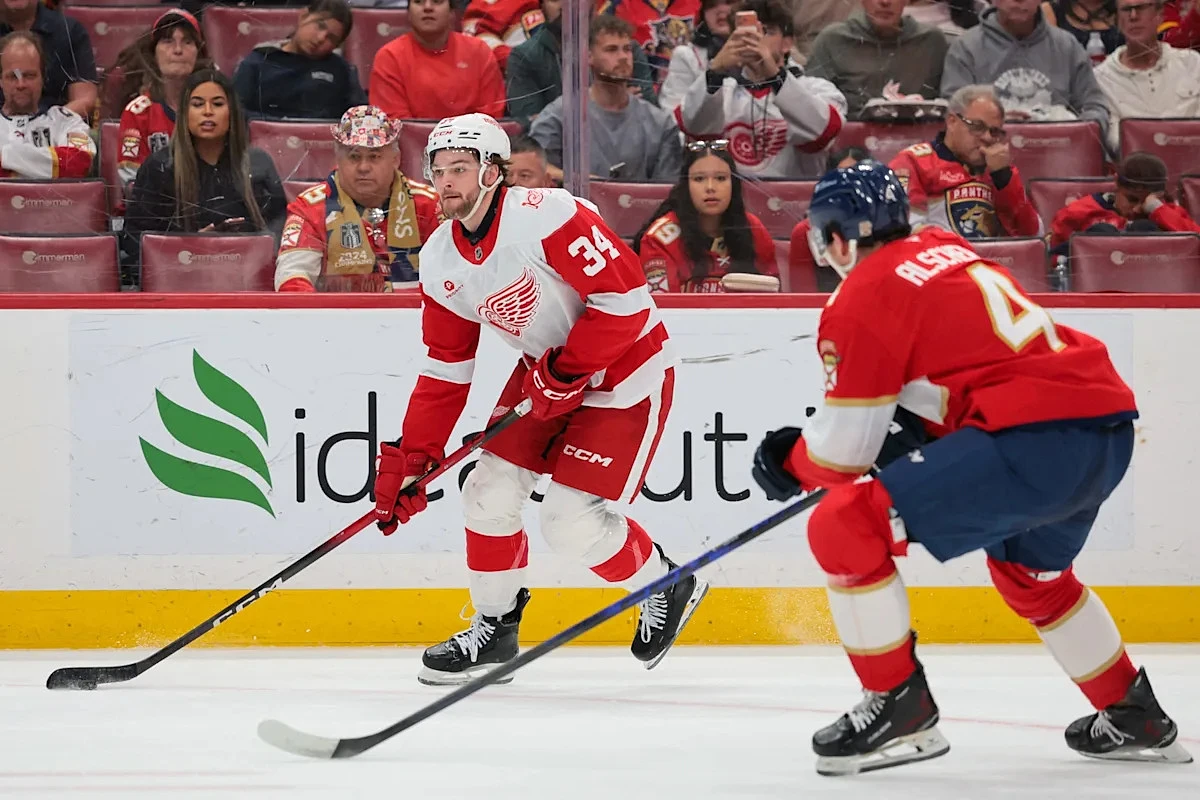 Red Wings cap disastrous season with 8-1 loss in Florida