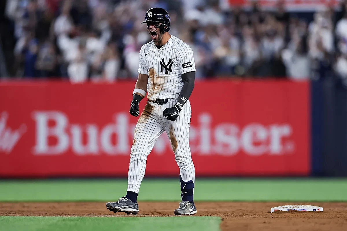 Yankees rally to beat Angels on Jose Caballero's walk-off double in ninth inning