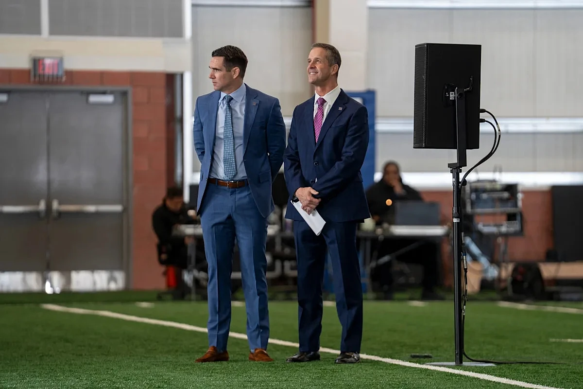 New York Giants' Joe Schoen, John Harbaugh have bonded over past 'scars'