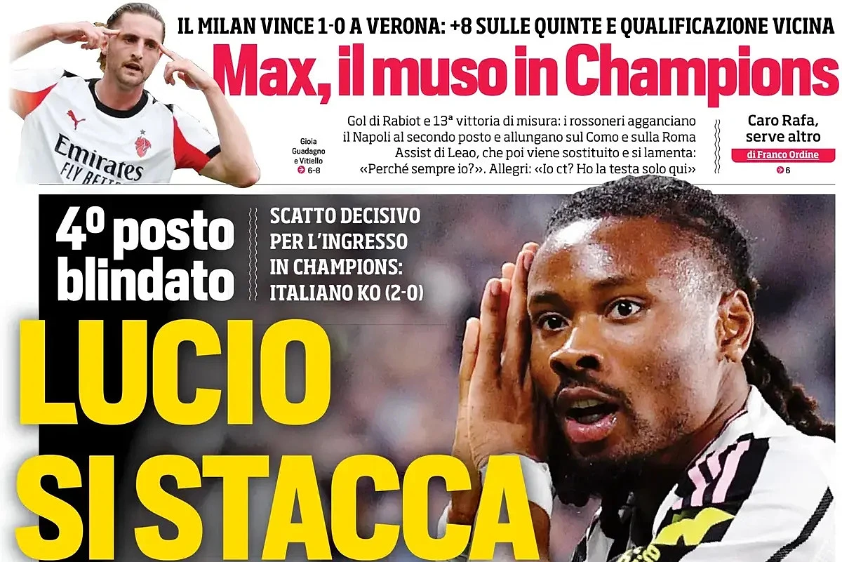 Today’s Papers: Champions League decided, Inter seeing double - Image 1