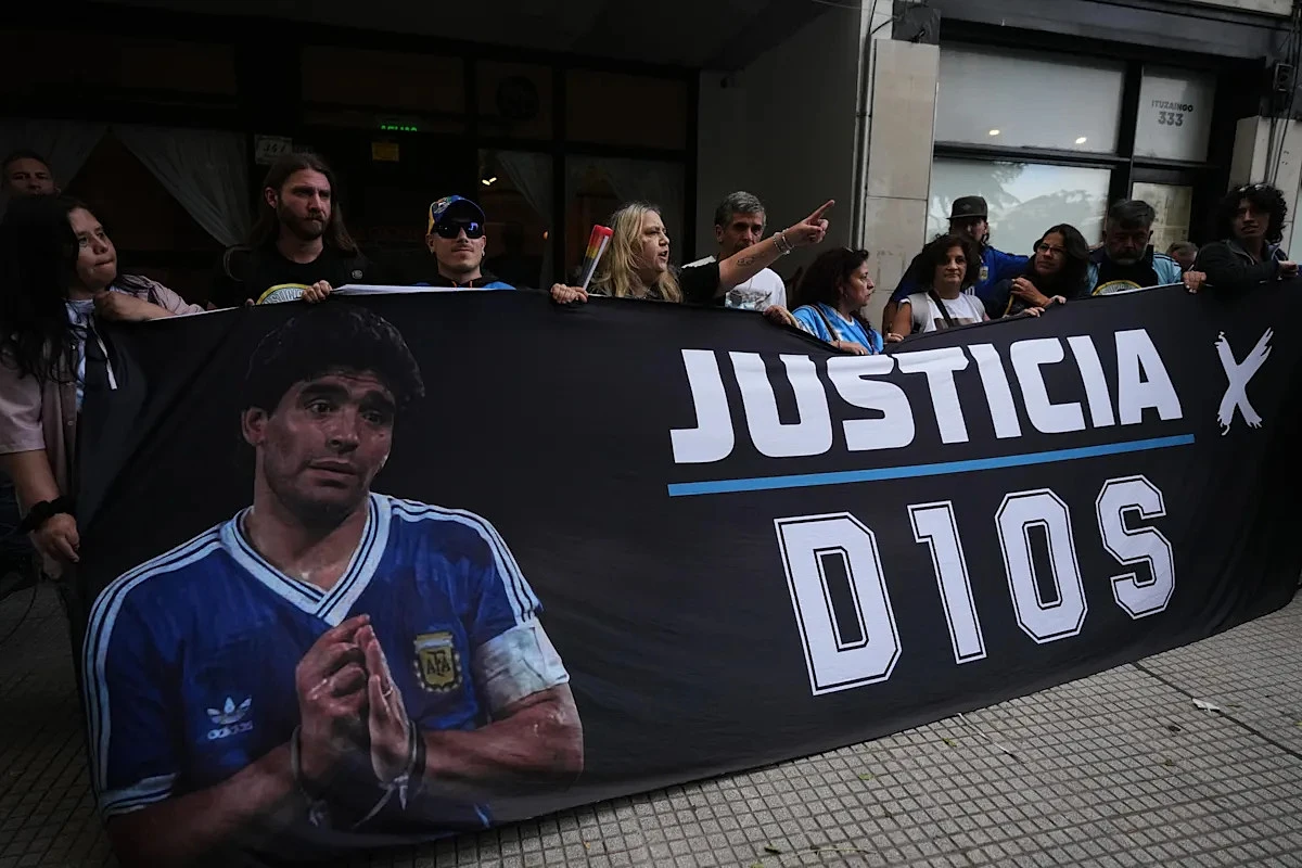 Maradona’s daughter assails doctor in negligence trial over soccer great's death