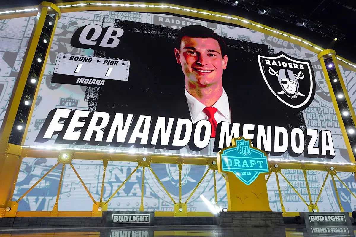 Raiders top pick QB Fernando Mendoza sees himself at 'bottom of totem pole'