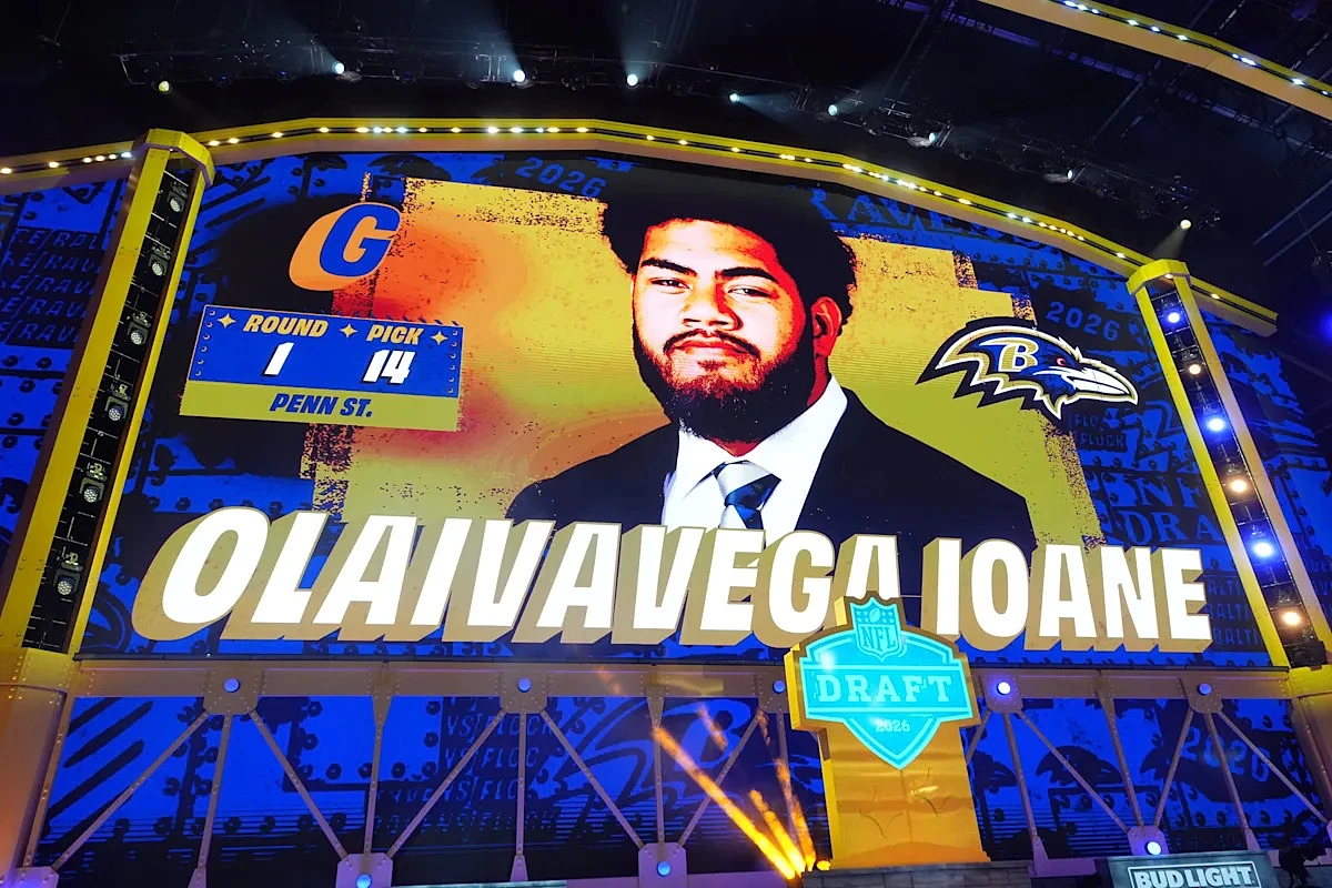 Updated look at Ravens depth chart after drafting Vega Ioane at No. 14