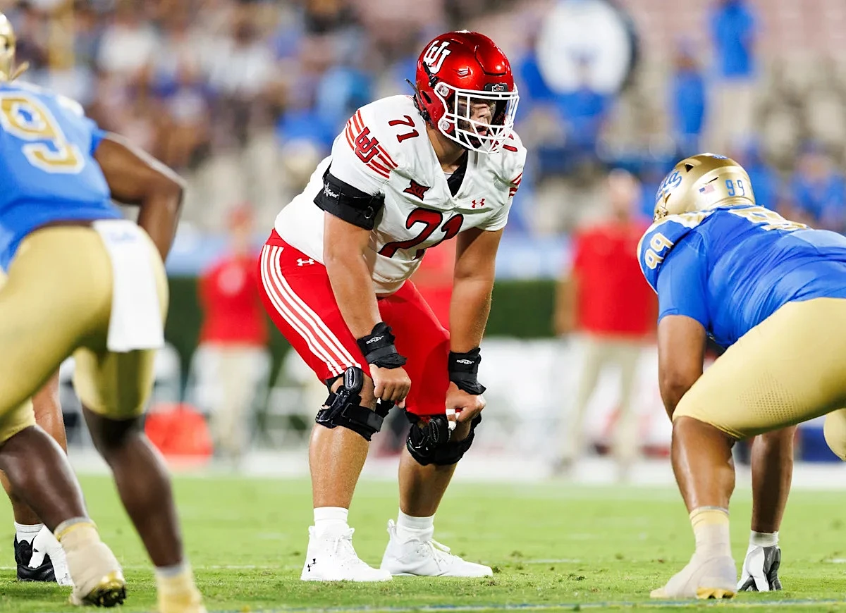 Patriots offensive line, reset with first-round pick Caleb Lomu in the mix