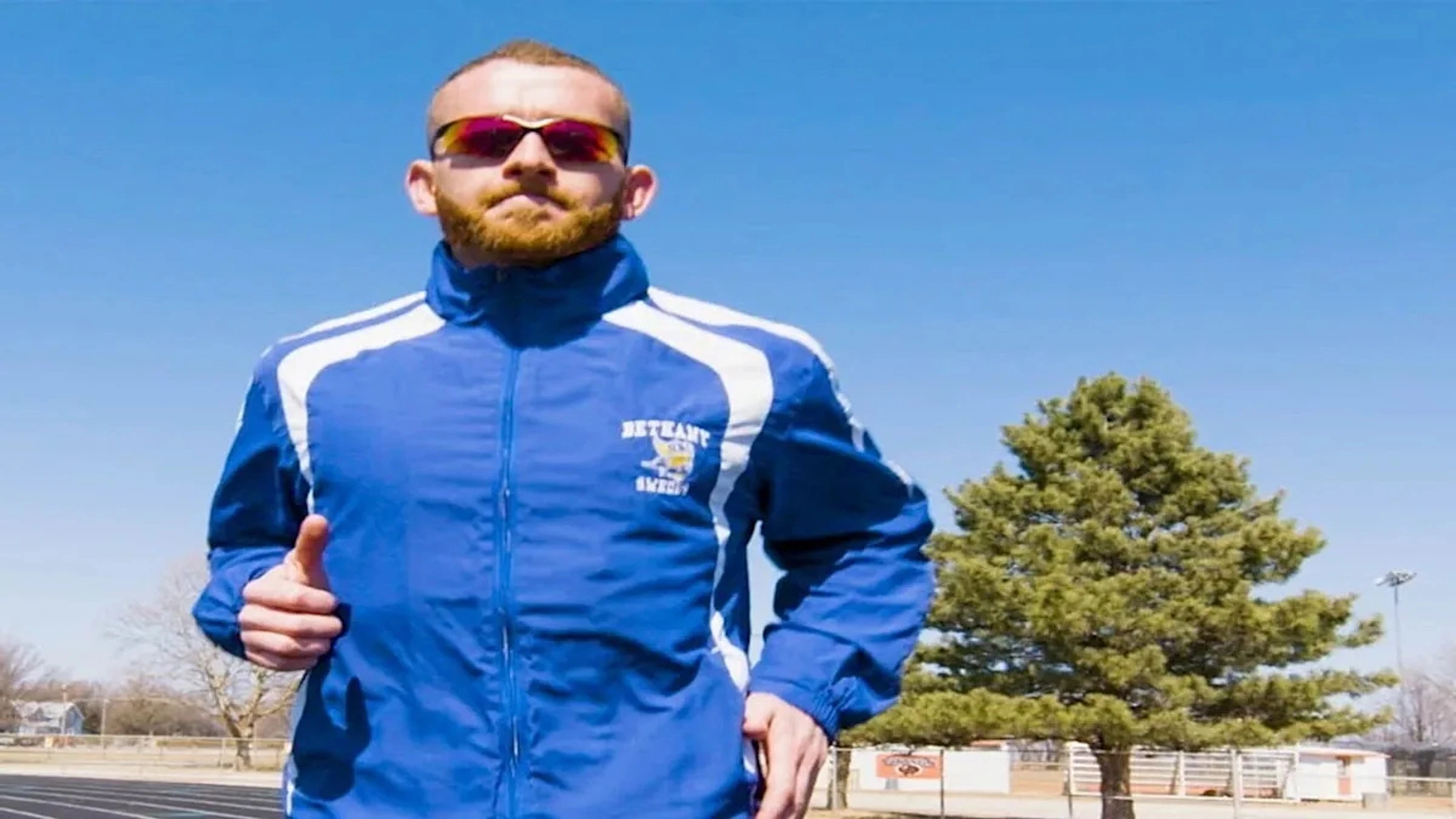 Aaron Yoder breaks records with backward running