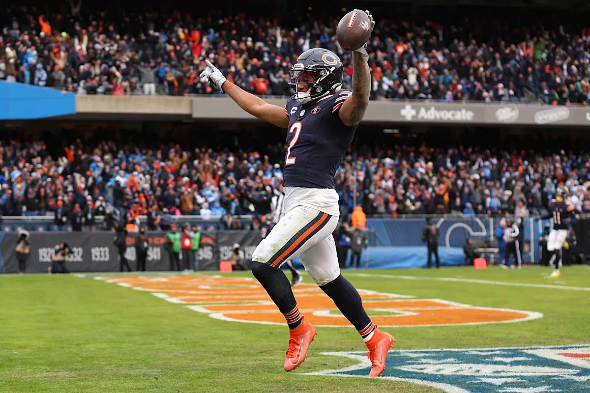 Who did the Bears take with the pick they got for trading DJ Moore? - Image 1