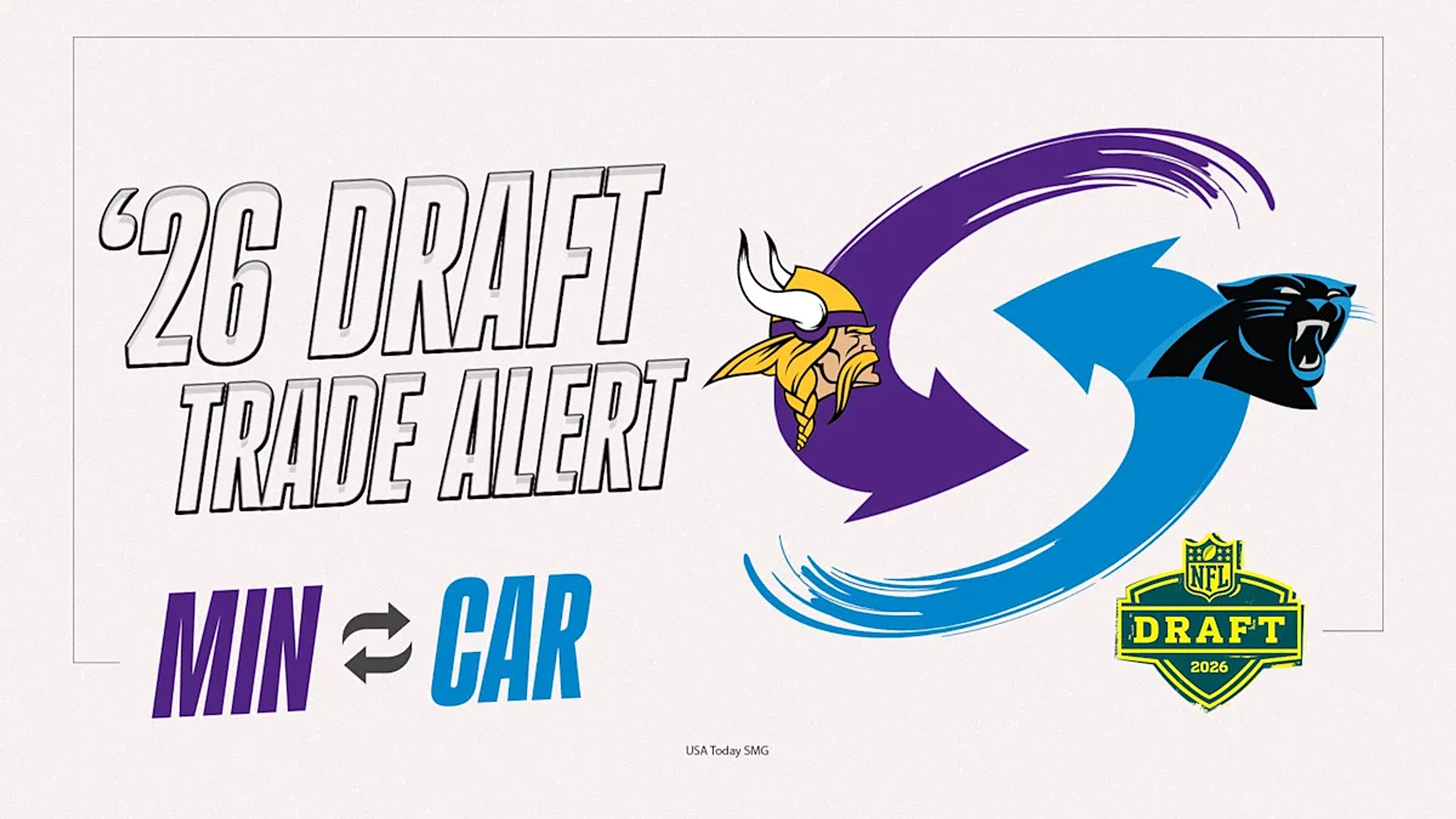 Vikings trade back in second round with the Carolina Panthers - Image 1
