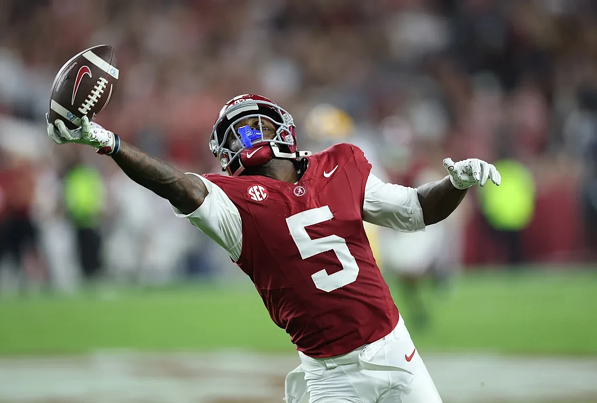 Steelers trade up to draft Alabama WR Germie Bernard after missing out on Makai Lemon in 1st round - Image 1