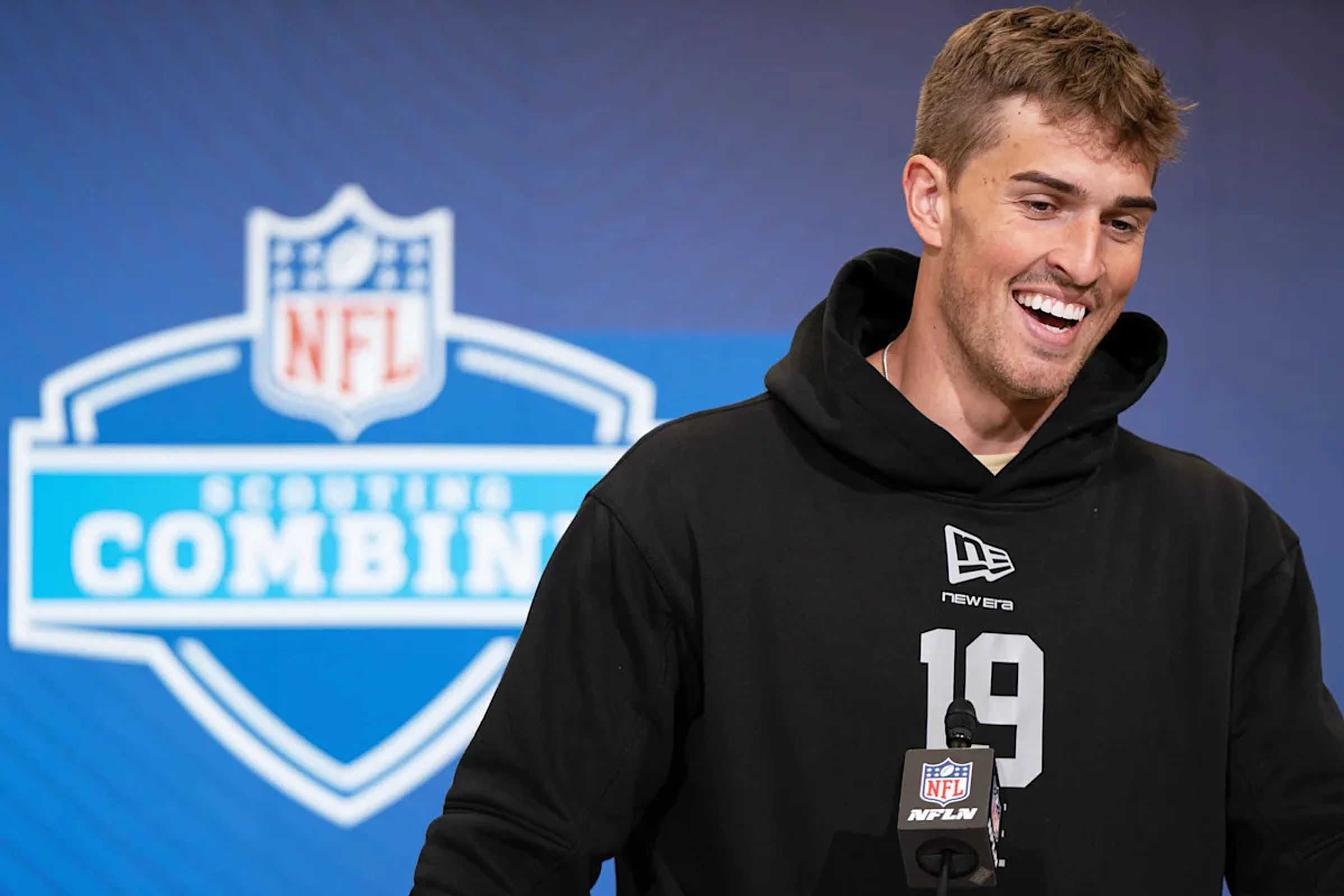 Eliot Wolf praises Eli Raridon as ‘tremendous athlete’ after injuries