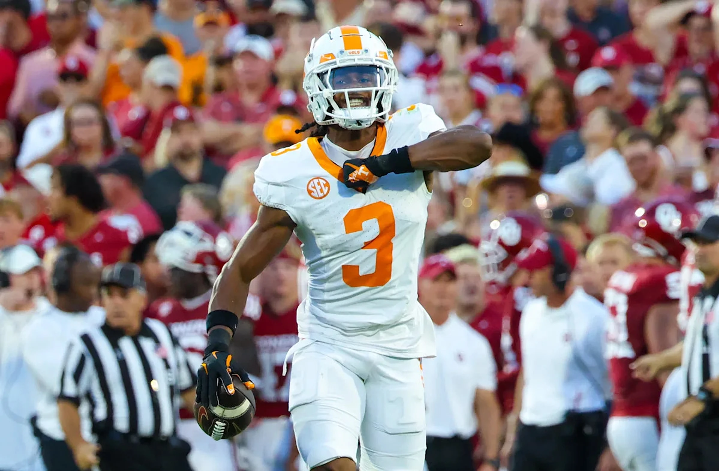 Jermod McCoy finally hears his name called in the NFL Draft