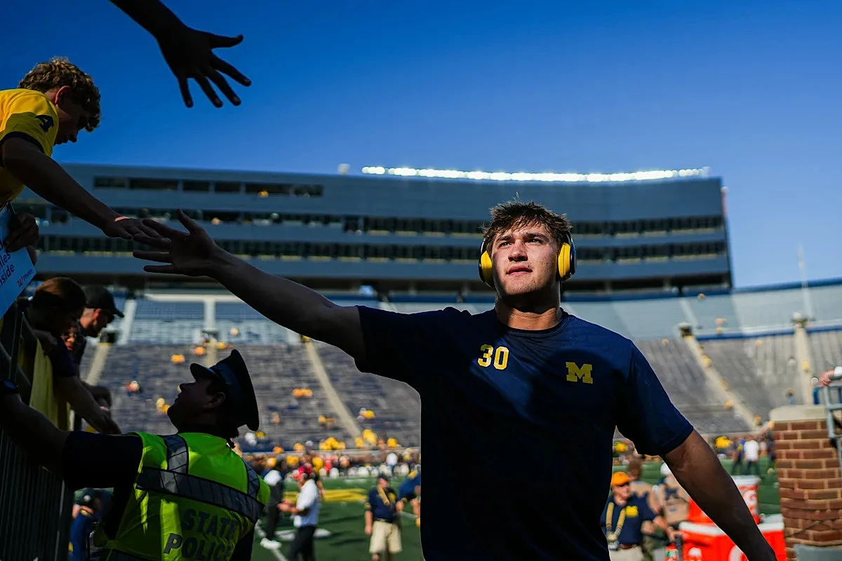 Detroit Lions pick Jimmy Rolder, Michigan LB, in Round 4 of NFL draft
