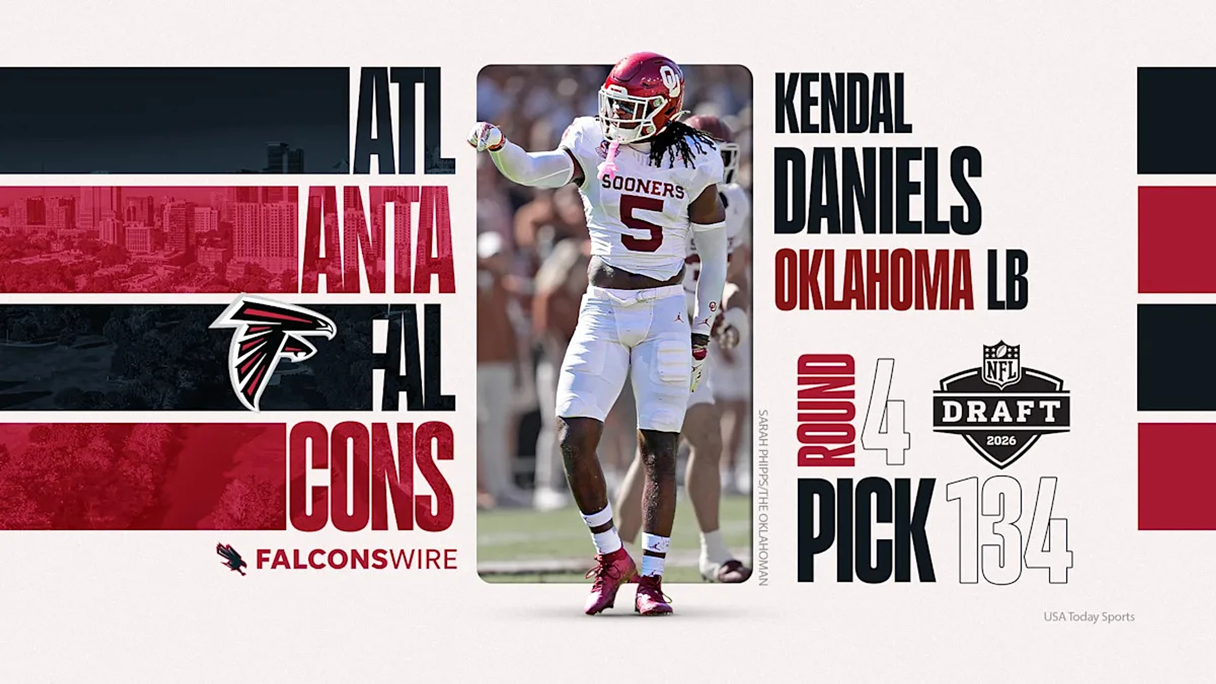 Sooners LB chosen by Atlanta Falcons
