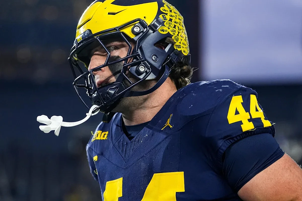 Max Bredeson, heart and soul of Michigan, picked by Vikings in Round 5