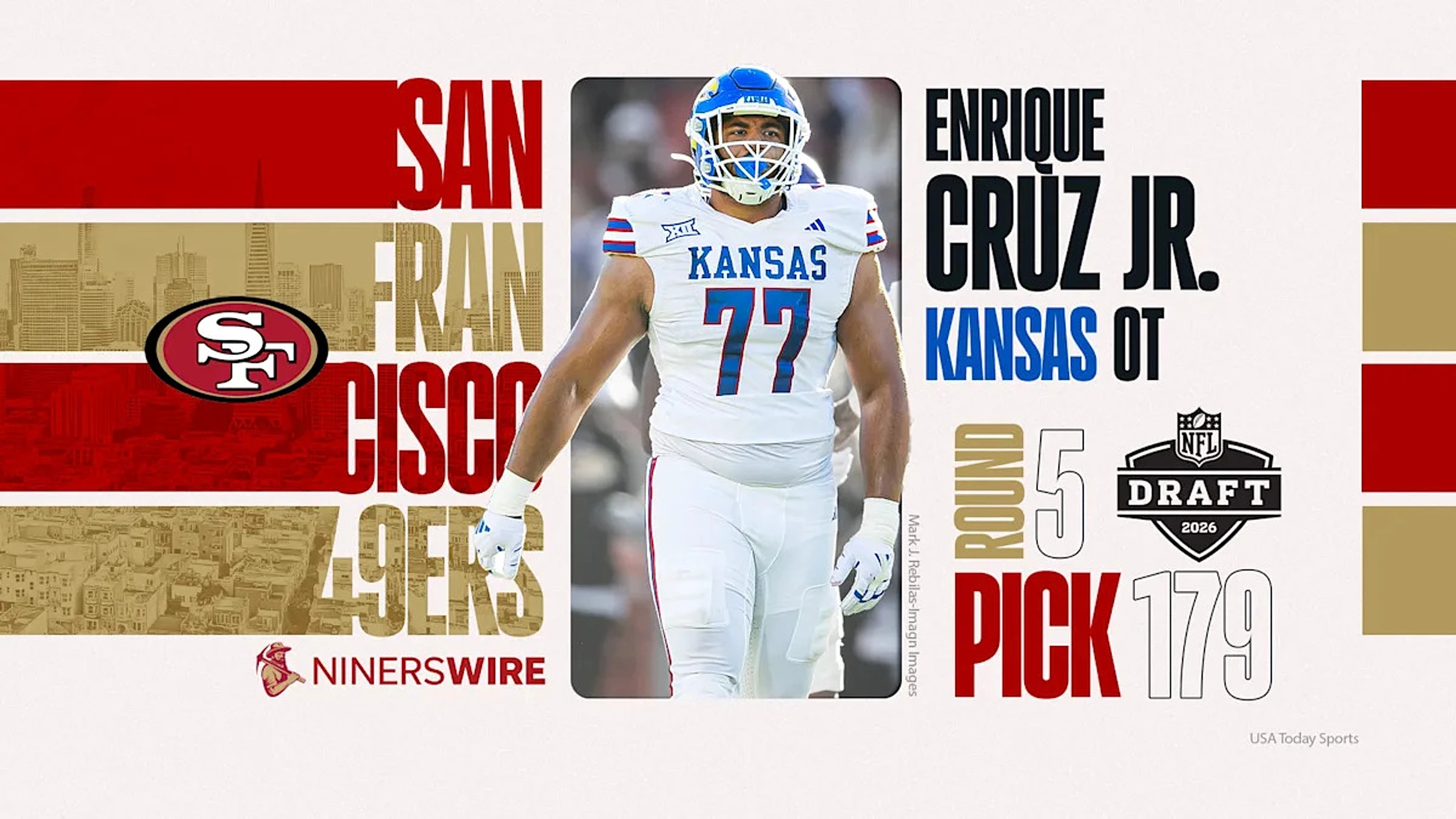 49ers use final pick to double-up on O-line in 2026 NFL draft