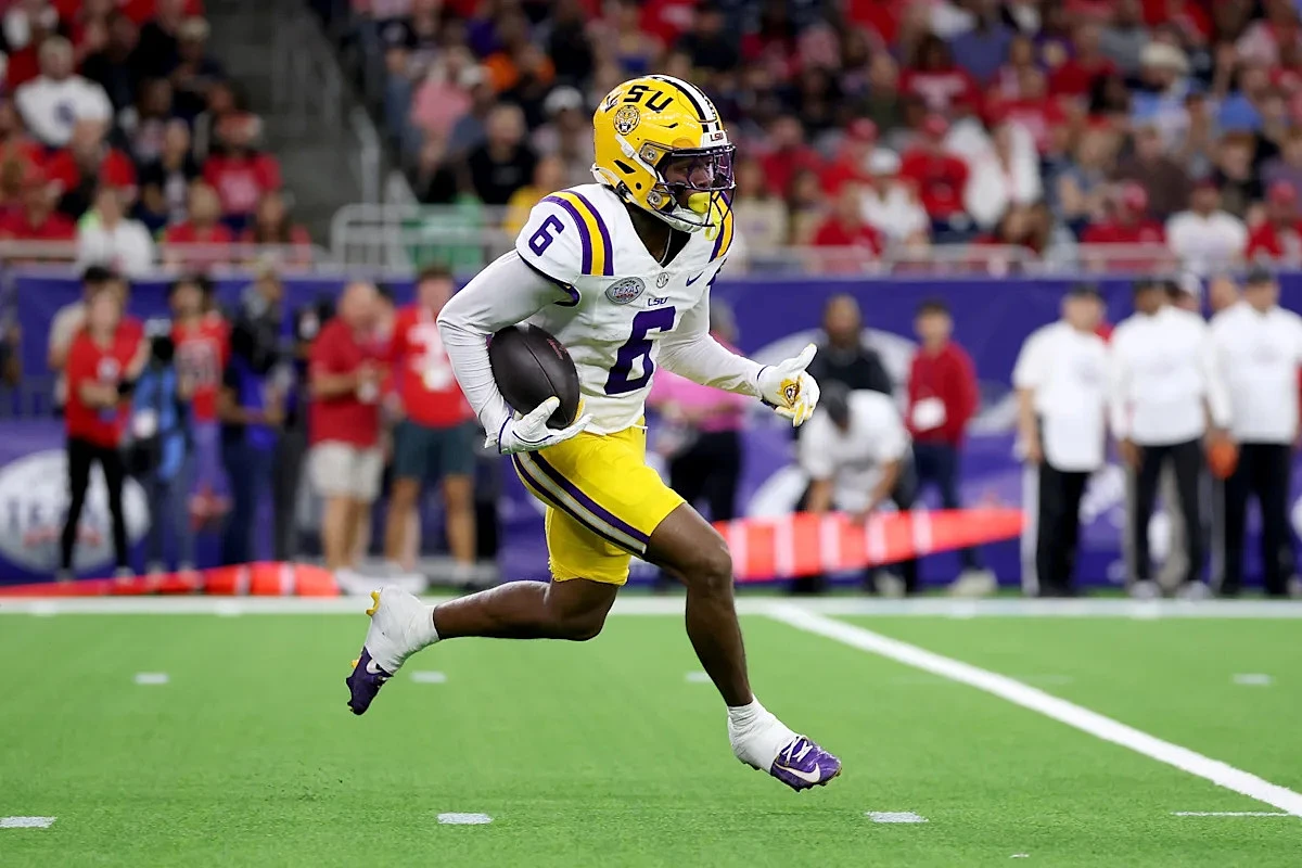 Saints select LSU WR Barion Brown with the No. 190 overall pick in the 2026 NFL Draft