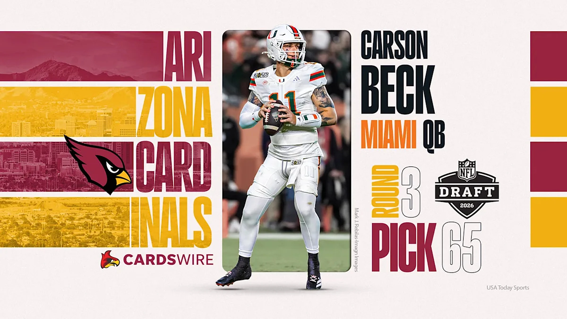 2026 NFL draft: Grading the Carson Beck pick for Arizona Cardinals