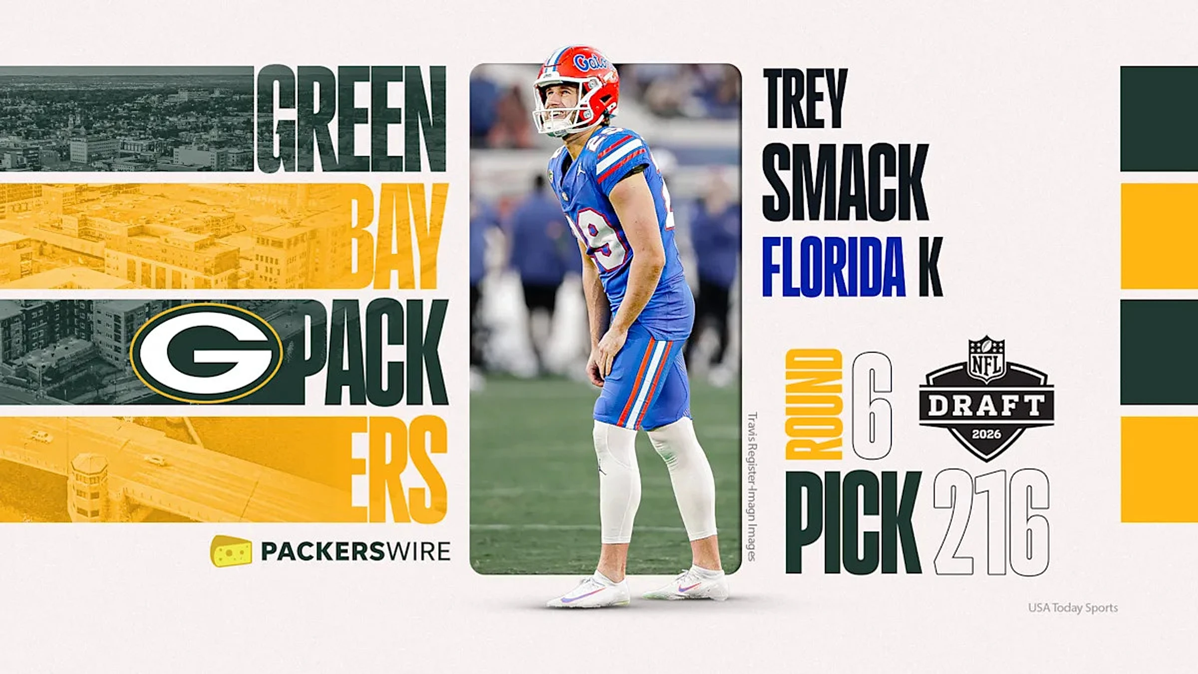 Florida K Trey Smack drafted by Green Bay in 6th round of NFL Draft
