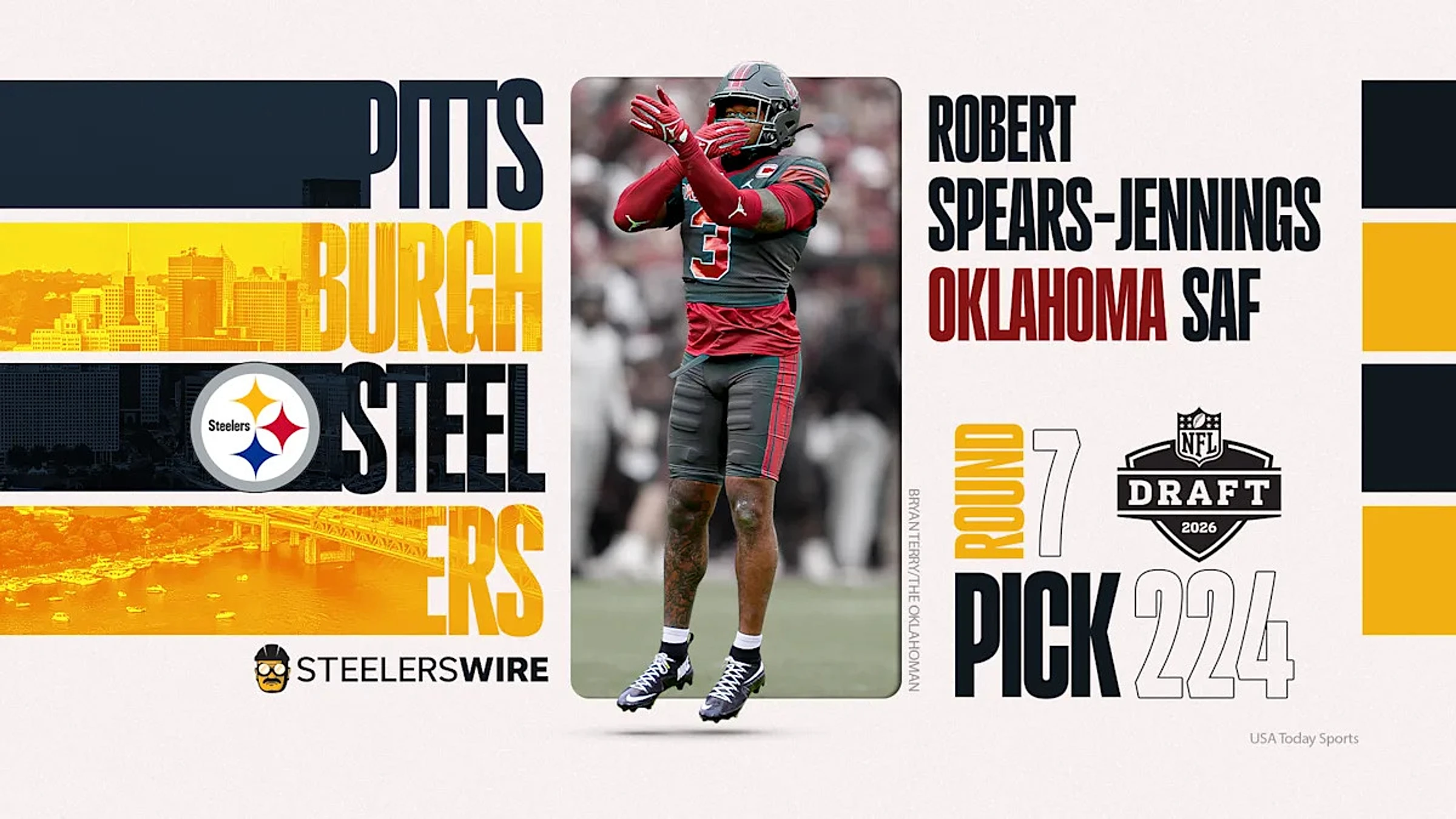 Oklahoma DB drafted by Pittsburgh Steelers