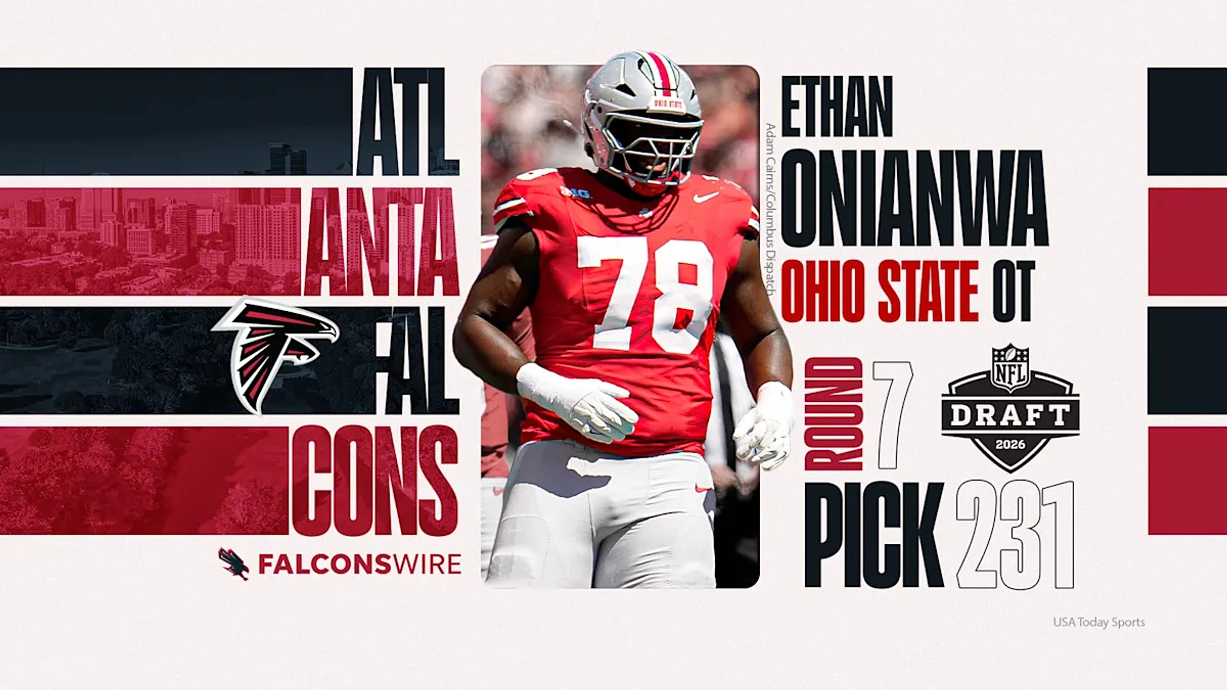 Ohio State offensive lineman Ethan Onianwa selected in NFL draft