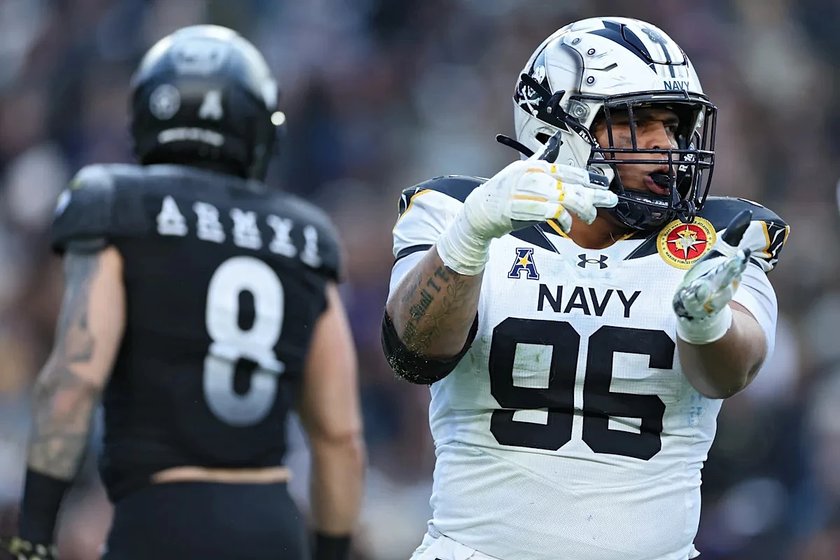 Navy DT Landon Robinson selected 226th overall by Cincinnati Bengals at 2026 NFL Draft