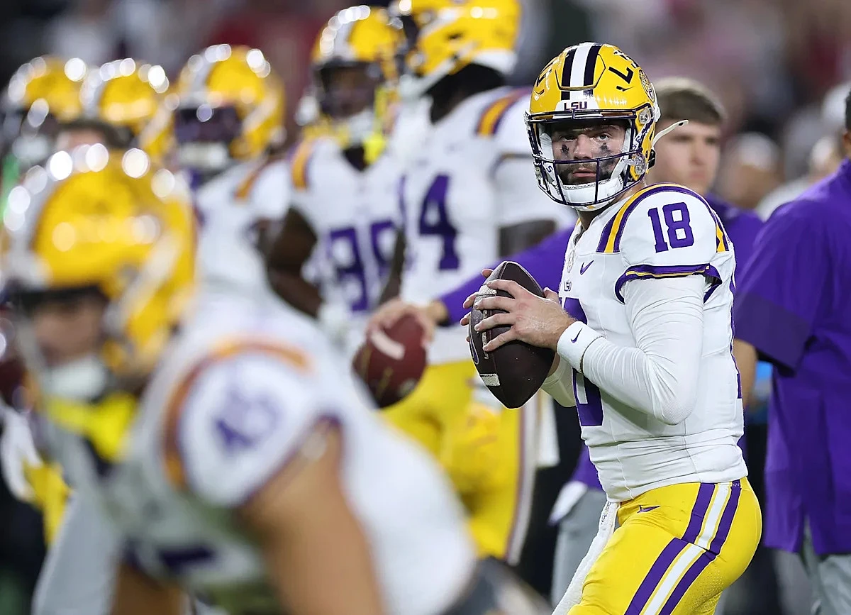 Why did Garrett Nussmeier fall so far in the 2026 NFL Draft?