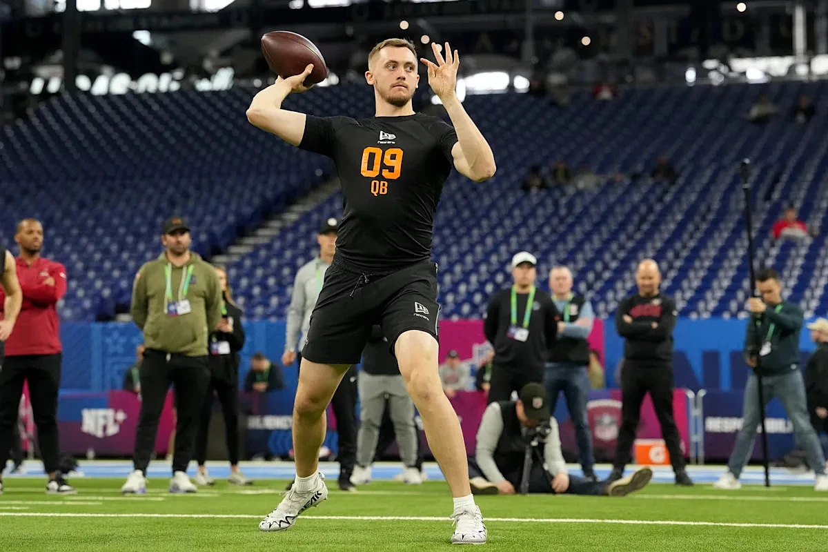 Why did Haynes King go undrafted in the 2026 NFL Draft?