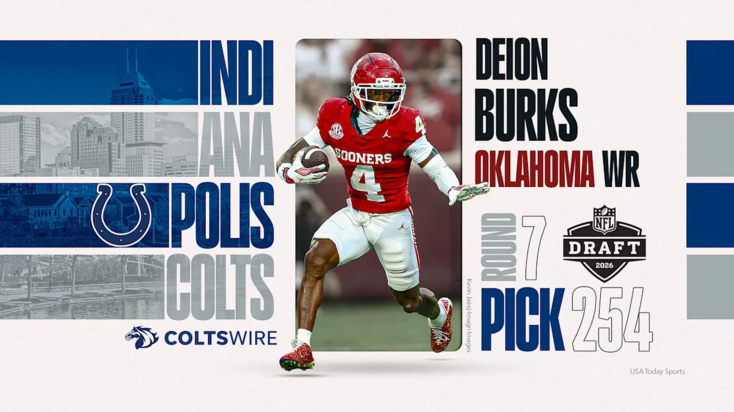 Oklahoma wide receiver drafted by Indianapolis Colts