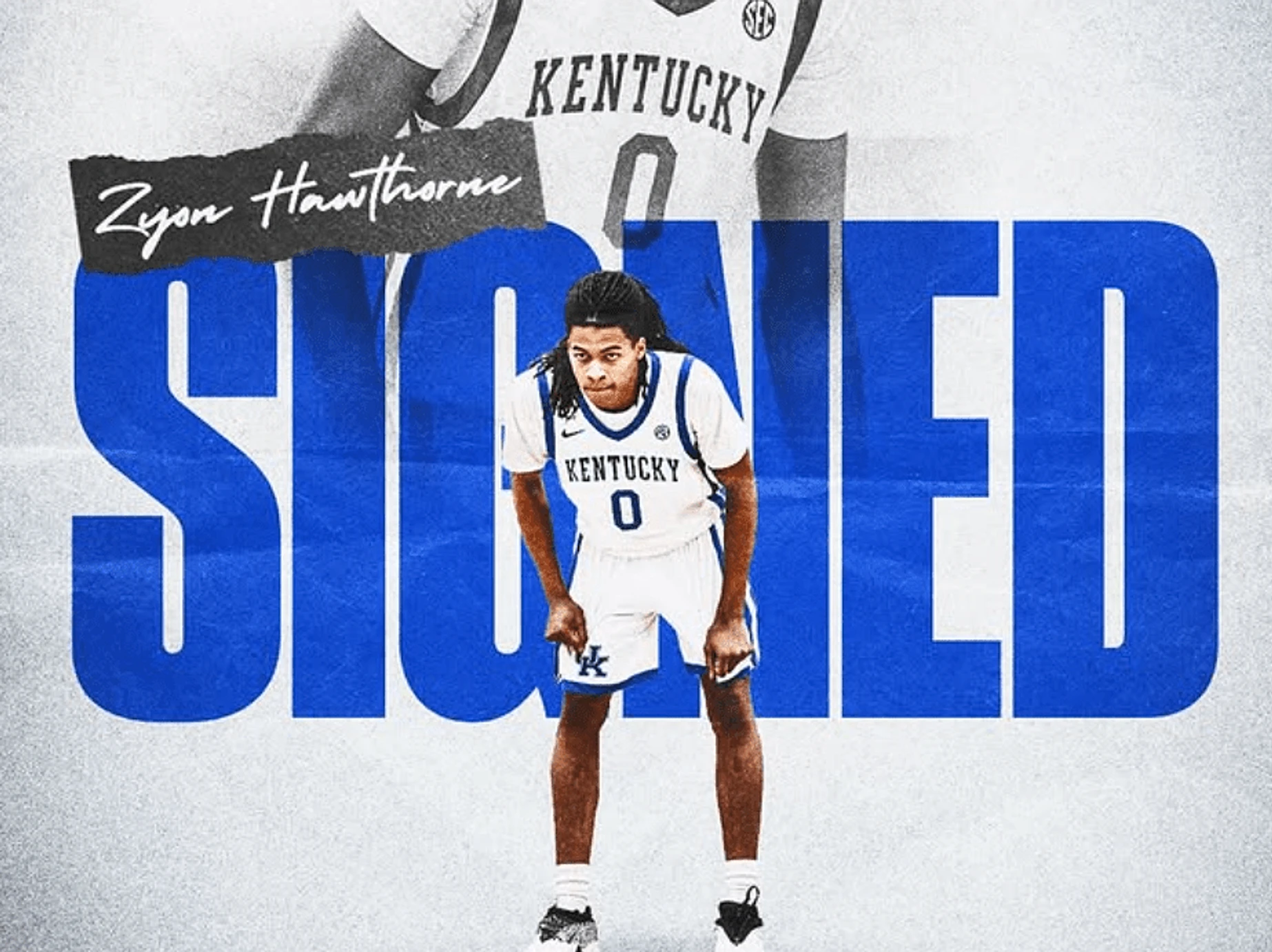 Zyon Hawthorne discusses his role going into freshman year with Kentucky Basketball