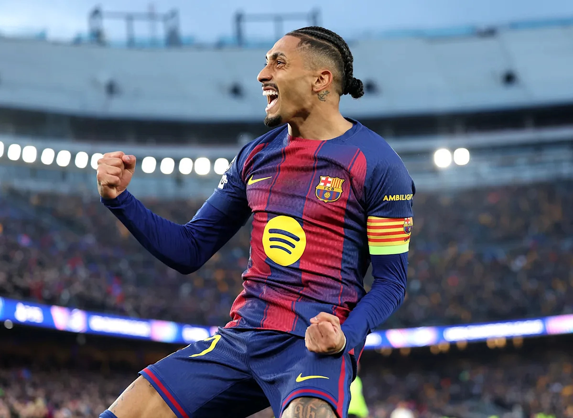 Raphinha sends out one-word message as Barcelona star prepares to make comeback from injury