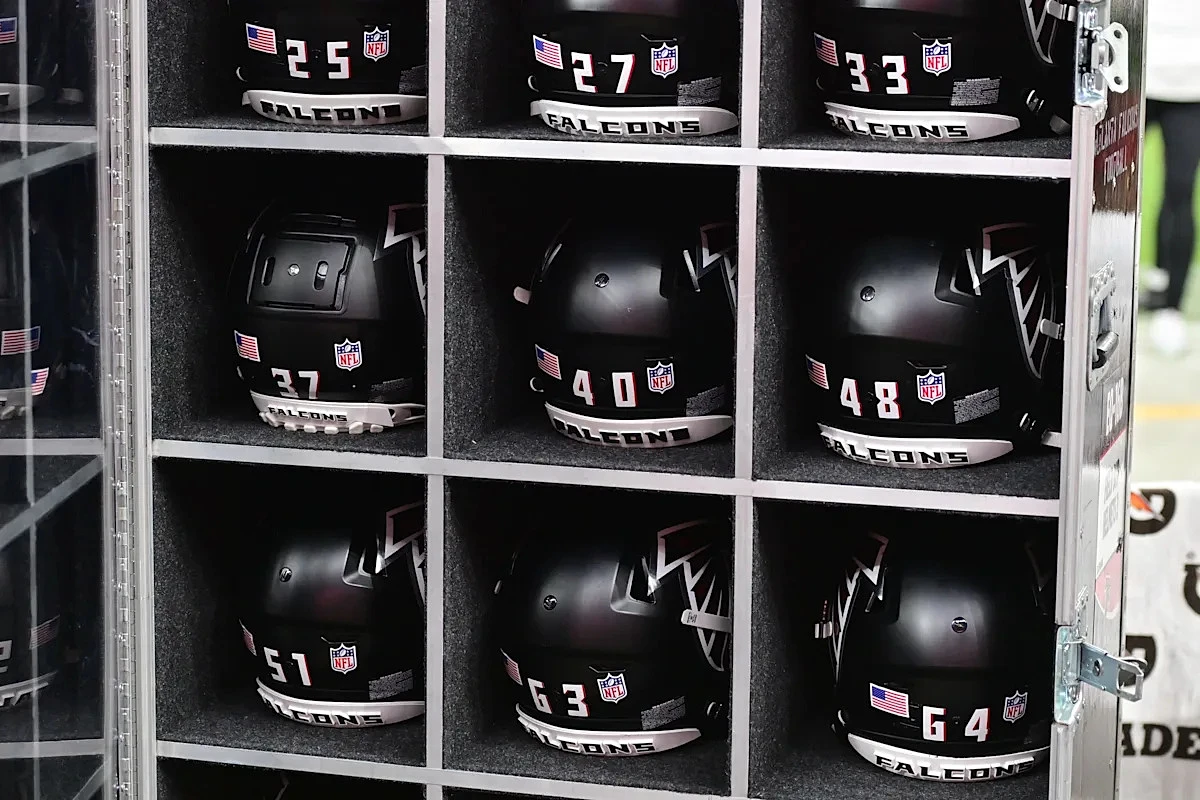 Atlanta Falcons updated roster with rookie uniform numbers