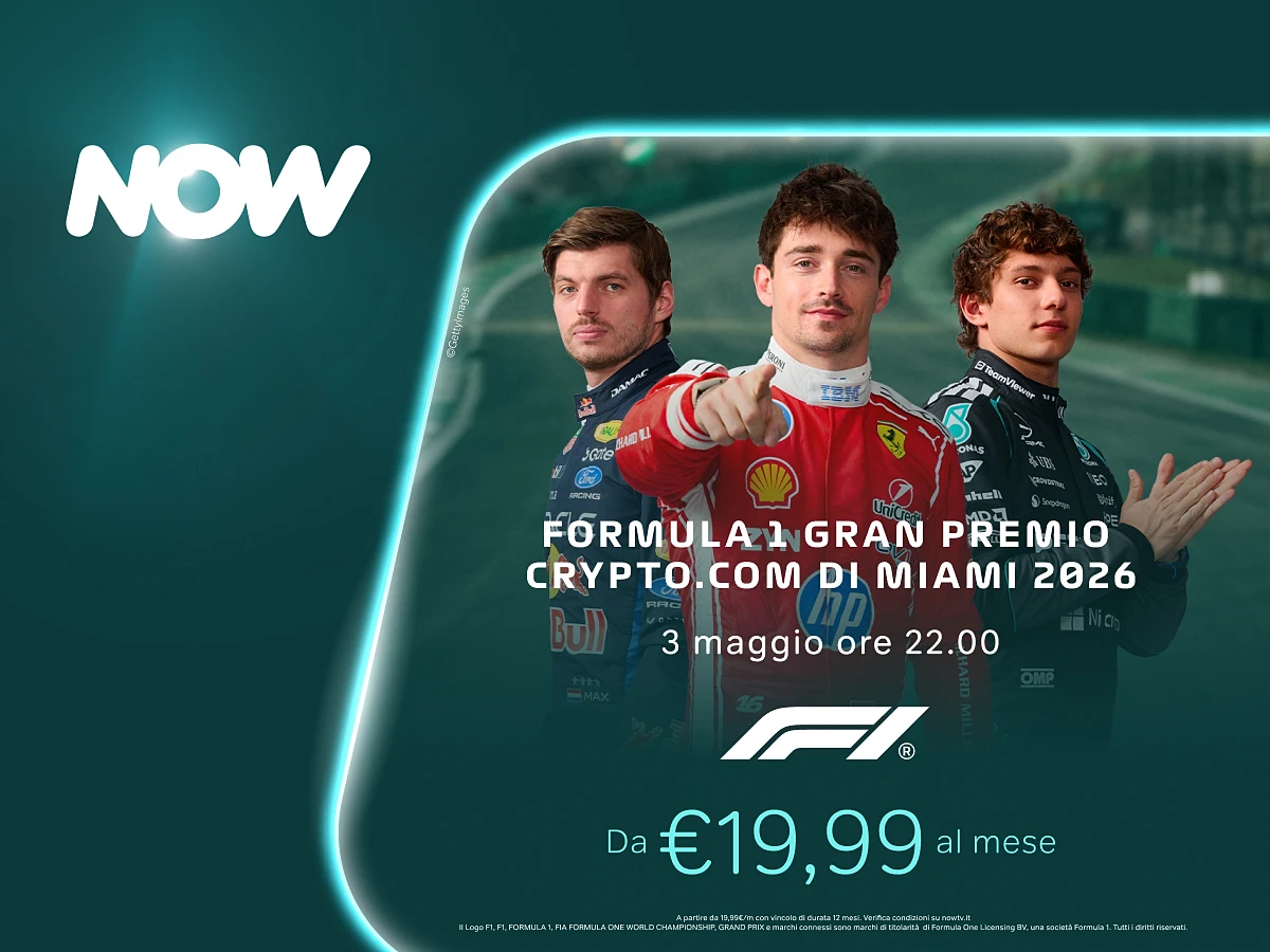 🏎️ F1 returns, new on track! Miami GP streaming only on NOW 🔥 - Image 1